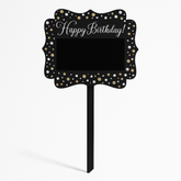 Sparkling Celebration Customizable Happy Birthday Yard Sign